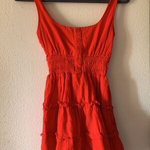 Red urban outfitters mini dress